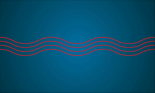 Изображение фазовых лазерных световых волн
